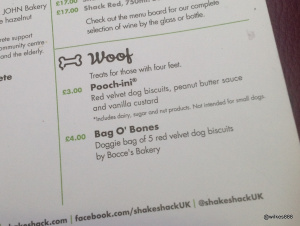 Shake Shack London (Preview) - Brought your dog?